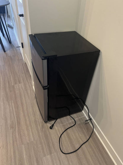 Compact 2-Door Mini Fridge